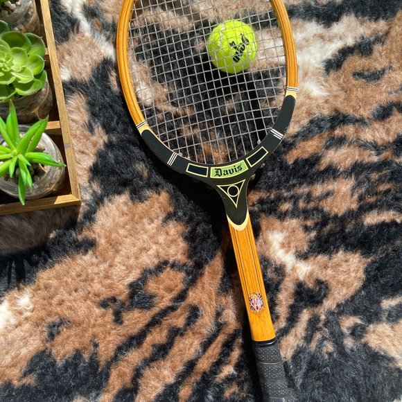 Tennis Racquet - Davis Vintage Wooden Tennis Racquet - TAD Professional - Picture 12 of 13
